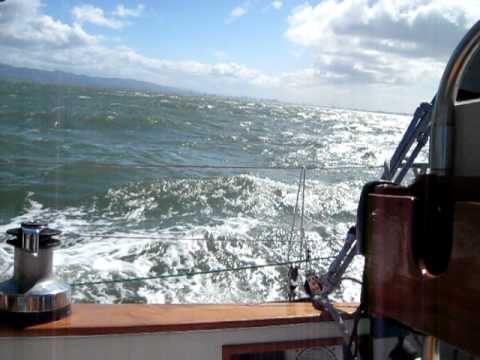 Valiant 40 on SF Bay, Harlan Driving