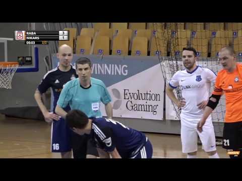 Latvijas kauss telpu futbolā 2017 Fināls (FK Raba vs FK Nikars)