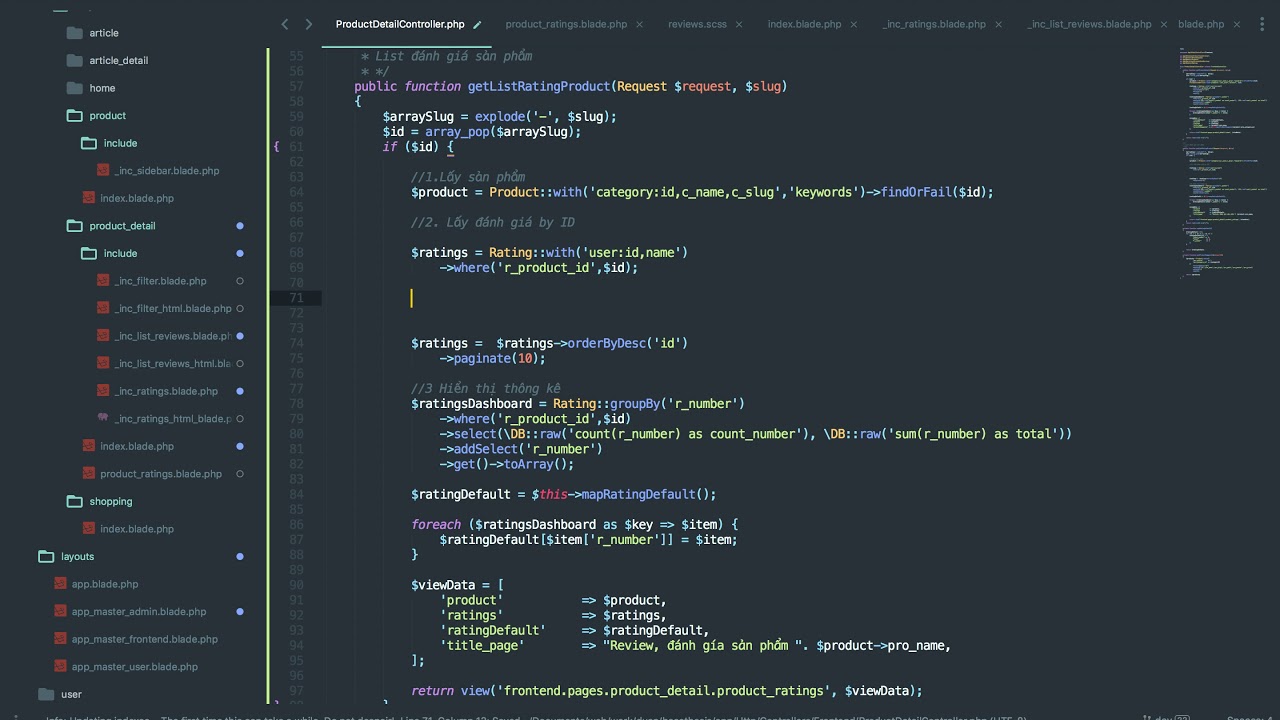 [Seri] - Website đồng hồ - Thực hiện tính năng lọc đánh giá - Phần 14