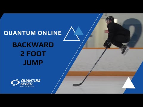 Backwards 2 Foot Jump | Foundational Skating Skills for Hockey and Ringette | Quantum Speed