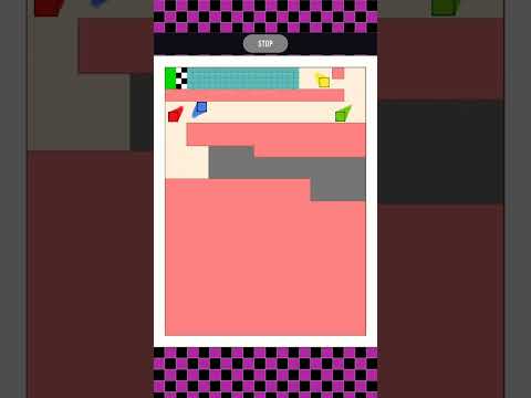 Square Race 2d 🟥🟨🟩🟦‼️#trending #viral #animation #2d #satisfying #shorts