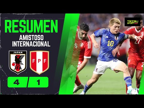 JAPON 4-1 PERÚ // RESUMEN Y GOLES // AMISTOSO INTERNACIONAL 2023⚽🌏