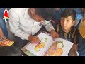 Ahinsa International School Nandurbar Art Demonstration By Mohan Patil