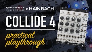 Video thumbnail for Joranalogue Audio Design x Hainbach / COLLIDE 4 / lock-in amp eurorack power /  PLAYTHROUGH by BRiES