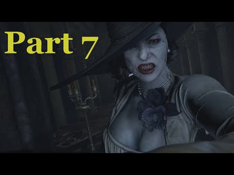 Resident Evil Village Walkthrough Part 7 - Boss Fight with Lady Dimitrescu and Back to Village