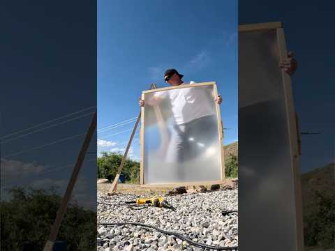 How I made a new Solar Death Ray #experiment #homemade de