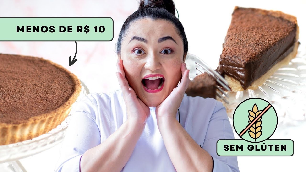 Torta de Chocolate Sem Leite, Sem Glúten e Vegana | Super barata de fazer!