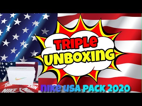 NIKE SNEAKER x 3 UNBOXING - Special 4th of July - Nike USA Pack