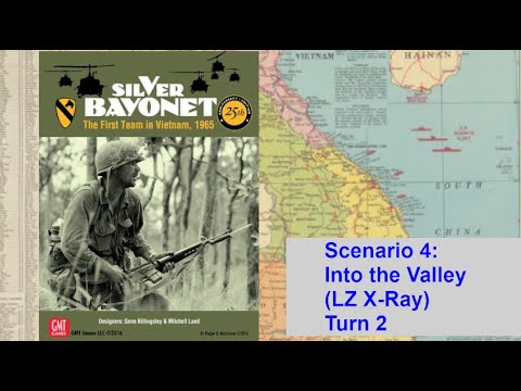 GMT's Silver Bayonet Scenario 4, Turn 2 Playthrough
