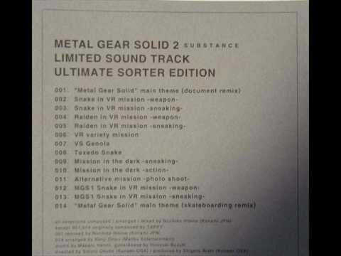 MGS2: SLS (BE) - 01 "Metal Gear Solid" Main Theme (Document Remix)
