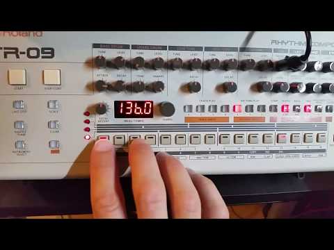 Roland Boutique TR-09 disguised as TR-808 and other drum machines