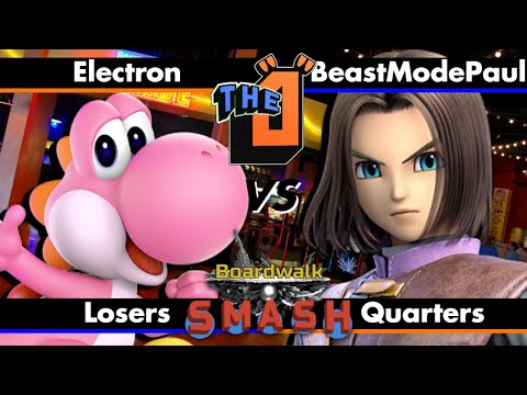 Electron (Yoshi) vs. TE | BeastModePaul (Hero) - LQF | Boardwalk Smash 12 SSBU (7/14/2022)