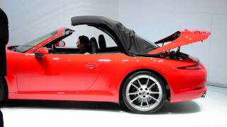 2012 Porsche 911 Carrera Cabriolet, Detroit Auto Show - WINDING ROAD Video