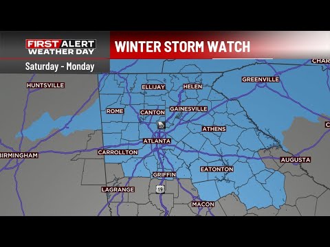 Winter Storm Warning Atlanta