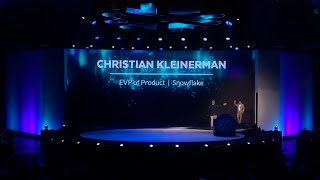 Snowflake Summit 2025 Keynote | Snowflake EVP of Product Christian Kleinerman Conference wrapup