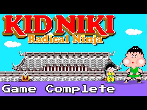 Kid Niki Radical Ninja (Arcade) Complete gameplay 🕹️ No deaths - No cheats - HD 60fps