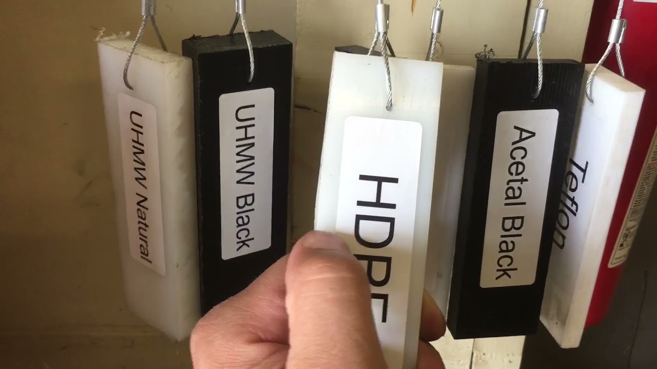 Plastic storage and and identification