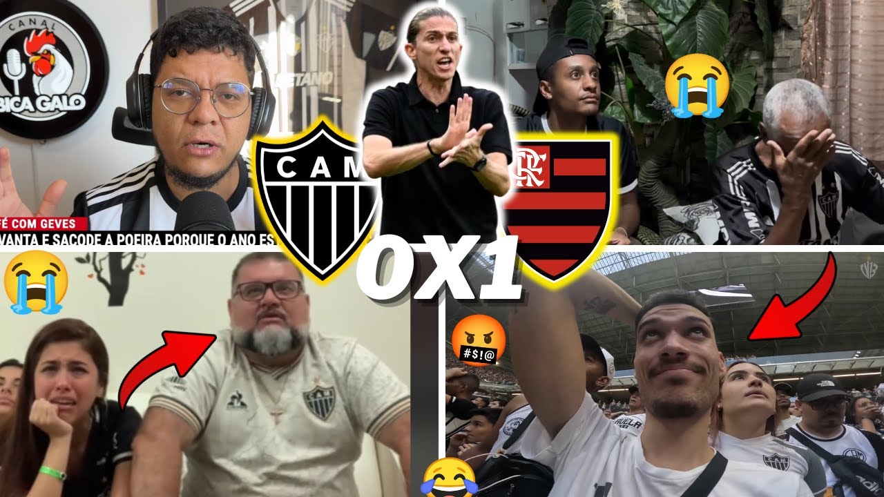 REAÇÕES ATLETICANAS E CHORO AO VIVO ''PRIMEIRO TÍTULO DA ARENA MRV ''-  ATLÉTICO-MG 0X1 FLAMENGO