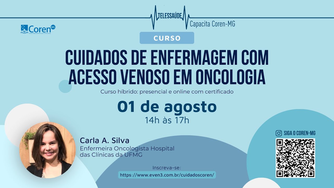 Curso de Cuidados de Enfermagem com Acesso Venoso em Oncologia