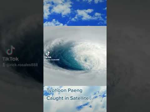 Typhoon Paeng Caught In Satellite 😞😥🇵🇭
