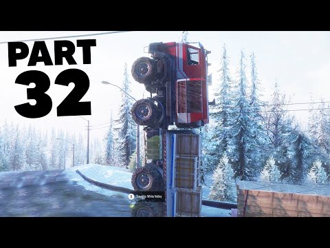 SNOWRUNNER Gameplay Walkthrough Part 32 - WHAT JUST HAPPENED