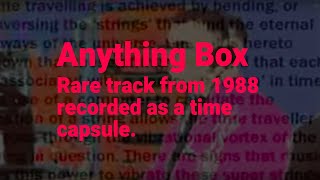 Anything Box &quot;The Pain I Inherited&quot; A rare synthpop recording from 1988  off the album &quot;Nineteen&quot;