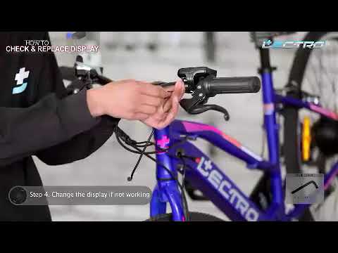 Hero Lectro e-cycle - How to Check & replace display