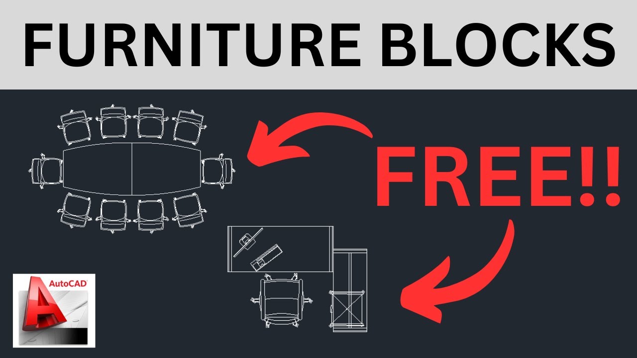 FREE Furniture CAD Blocks - AutoCAD