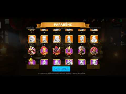 Rise of kingdoms - Abrindo 203 baús dourados e conseguindo conquista especial