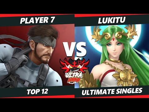 Ultra Hard Top 12 - Player 7 (Snake) Vs. Lukitu (Palutena) SSBU Ultimate Tournament