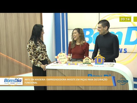 Empreendedora investe em peças para decoração funcional utilizando madeiras 15 11 2021