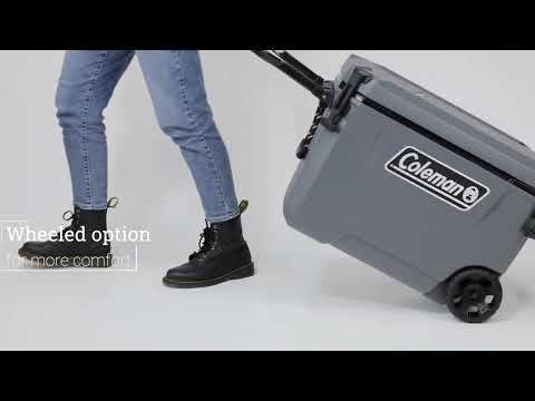 Coleman® Convoy Wheeled Cooler 65QT - High-performance cooler box, keeps ice for 5 days