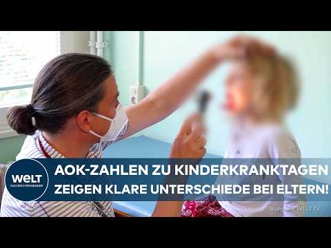 Video Thumbnail: DEUTSCHLAND: Kinderkranktage zeigen deutliches Ungleichgewicht zwischen Müttern und Vätern!