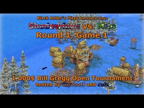 Bill Gregg Open Tournament, R1 - Shadowfaxx vs. Mito, Game 1 - Age of Mythology: The Titans