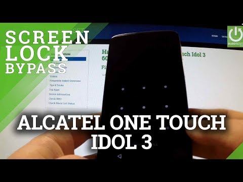 Hard Reset ALCATEL One Touch Idol 3 6045Y - bypass lock screen pattern