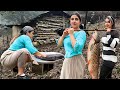 IRAN Village Life Cooking Traditional Lunch Baking Local Bread In A Clay Oven