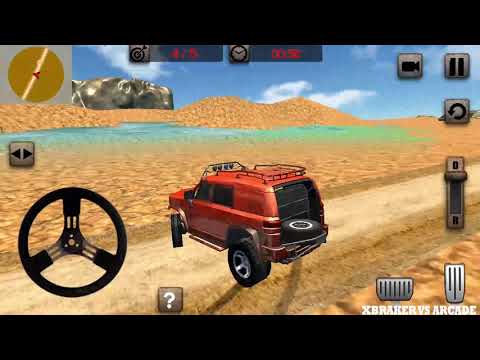 Offroad 4x4 Jeep Mountain Drive Red Jeep Unlocked: Offroad Car Simulator 2019 - Android GamePlay 3D