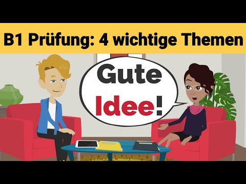 Oral exam German B1 | Planning something together/dialogue | 4 important topics | speak