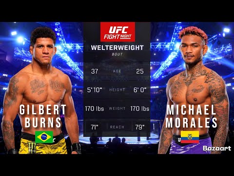 Gilbert Burns vs Michael Morales full fight