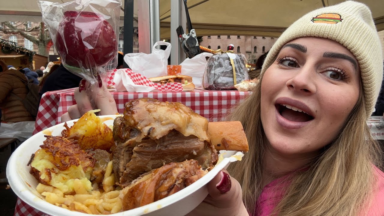 Je m’infiltre dans le plus grand chalet du marché de Noël de Strasbourg 🥨🎄