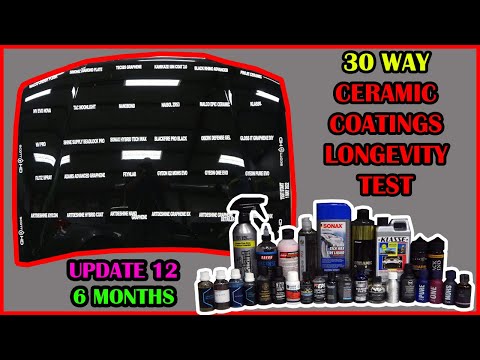 30 WAY CERAMIC COATINGS LONGEVITY TEST - SUBSCRIBER REQUESTED PRODUCTS - UPDATE 12 - 6 MONTHS