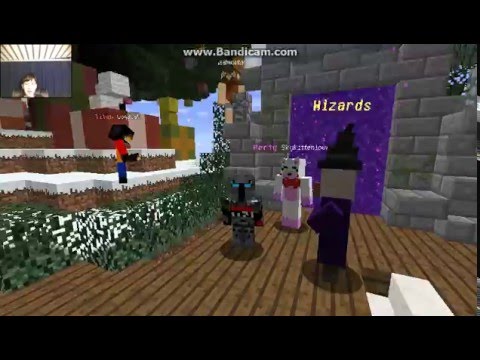 Minecraft -- Wizard Battle to the Death with a Friend!!! -- Mineplex Wizards