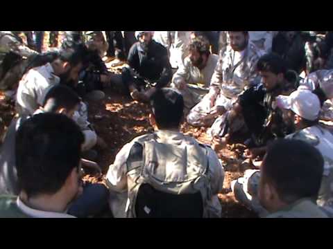 استعداد عناصر لواء الحسم لمعركة الزلزلة للسيطرة على حاجز بسيدا في ريف إدلب