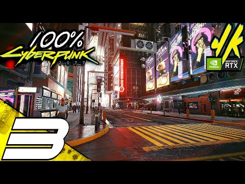 CYBERPUNK 2077 - 100% Gameplay Walkthrough Part 3 - Jackie's Funeral (PC ULTRA 4K 60FPS RTX)