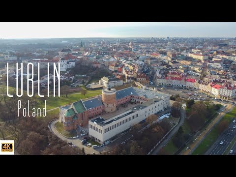 🇵🇱 4K drone video of Lublin, Poland.