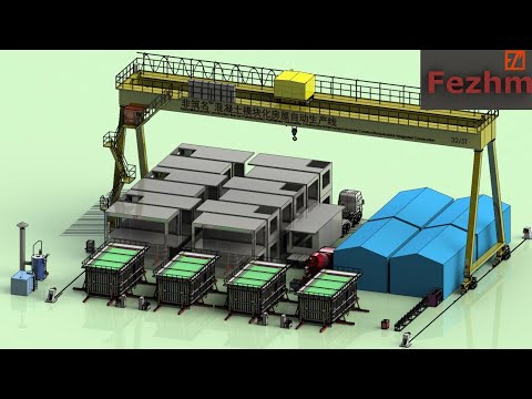 Automatic production line for Prefabricated Prefinished Volumetric Construction & Permanent Modular