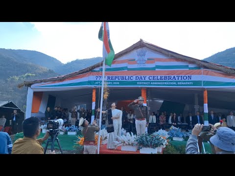 77th Republic Day Celebration at Senapati, Manipur