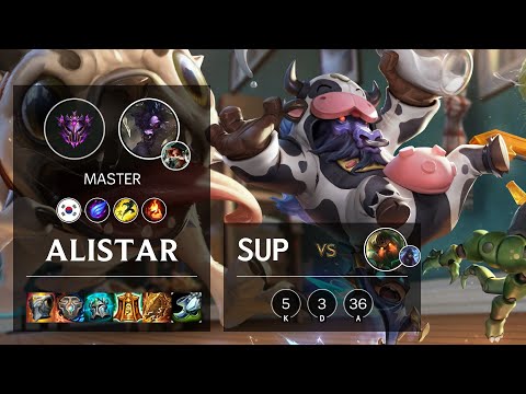 Alistar Support vs Nautilus - KR Master Patch 10.21