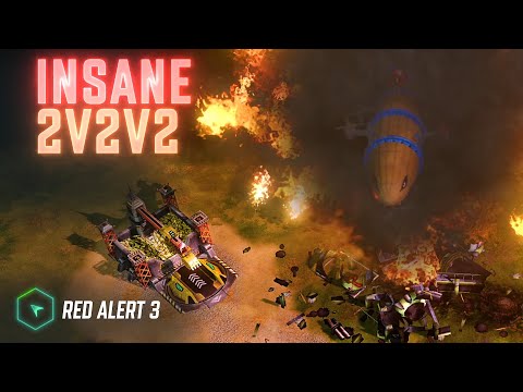 Insanostyle 2v2v2 on Carville - Red Alert 3