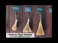 Learn How To Sign The Word Sweep